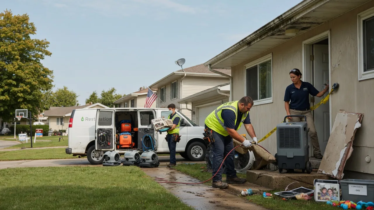 Water Damage Restoration in Rufe, OK near me